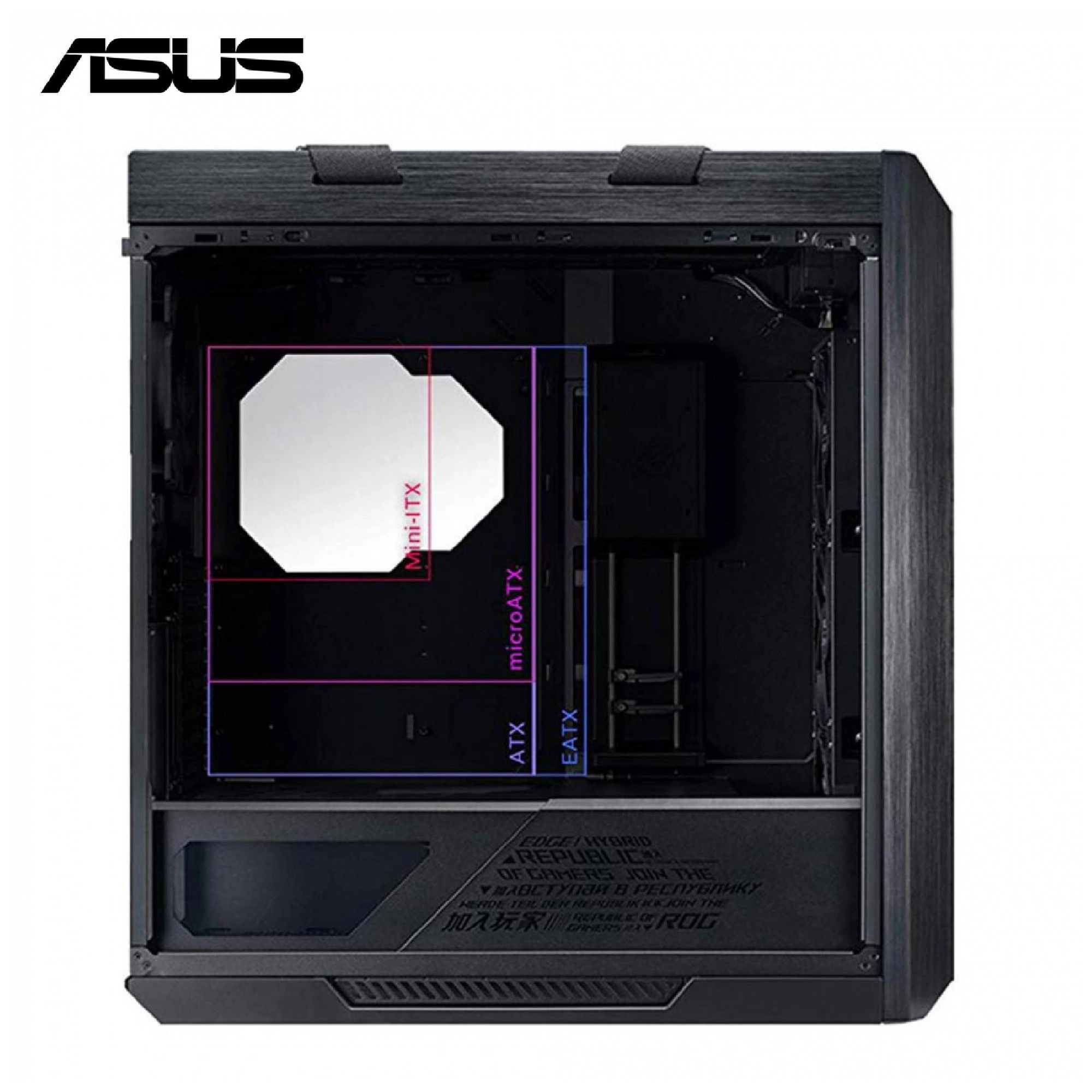 Купить Корпус ASUS GX601 ROG STRIX HELIOS CASE (GX601/BK/AL/WITHHANDLE) - фото 7