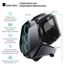Купити Корпус Jonsbo MOD5 Gray - фото 3