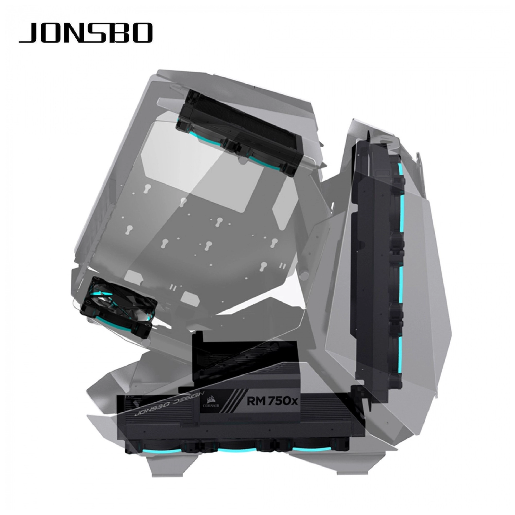 Купити Корпус Jonsbo MOD5 Gray - фото 11