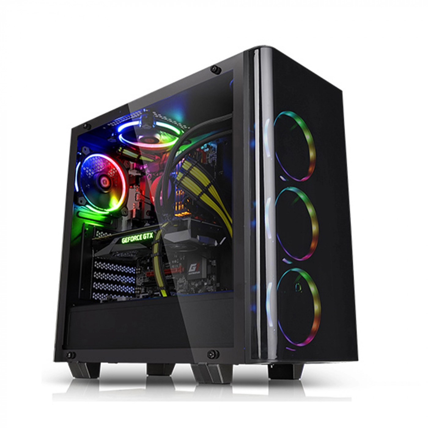 Купить Корпус Thermaltake View 21 TG Black (CA-1I3-00M1WN-00) - фото 1