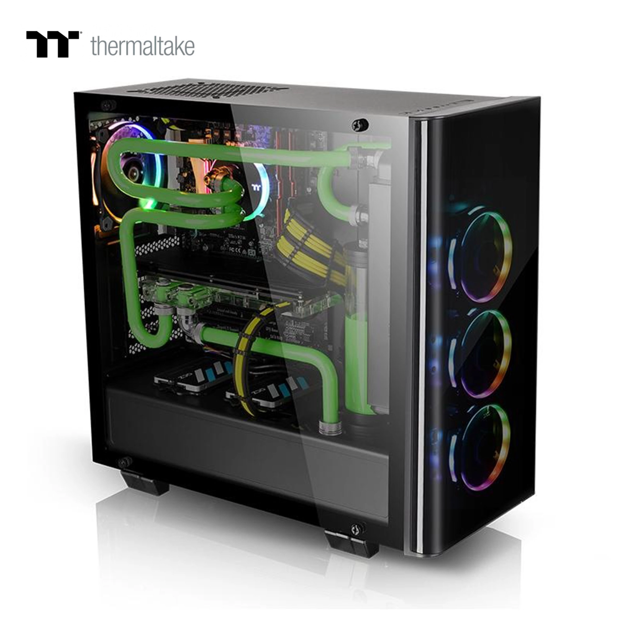 Купить Корпус Thermaltake View 21 TG Black (CA-1I3-00M1WN-00) - фото 2