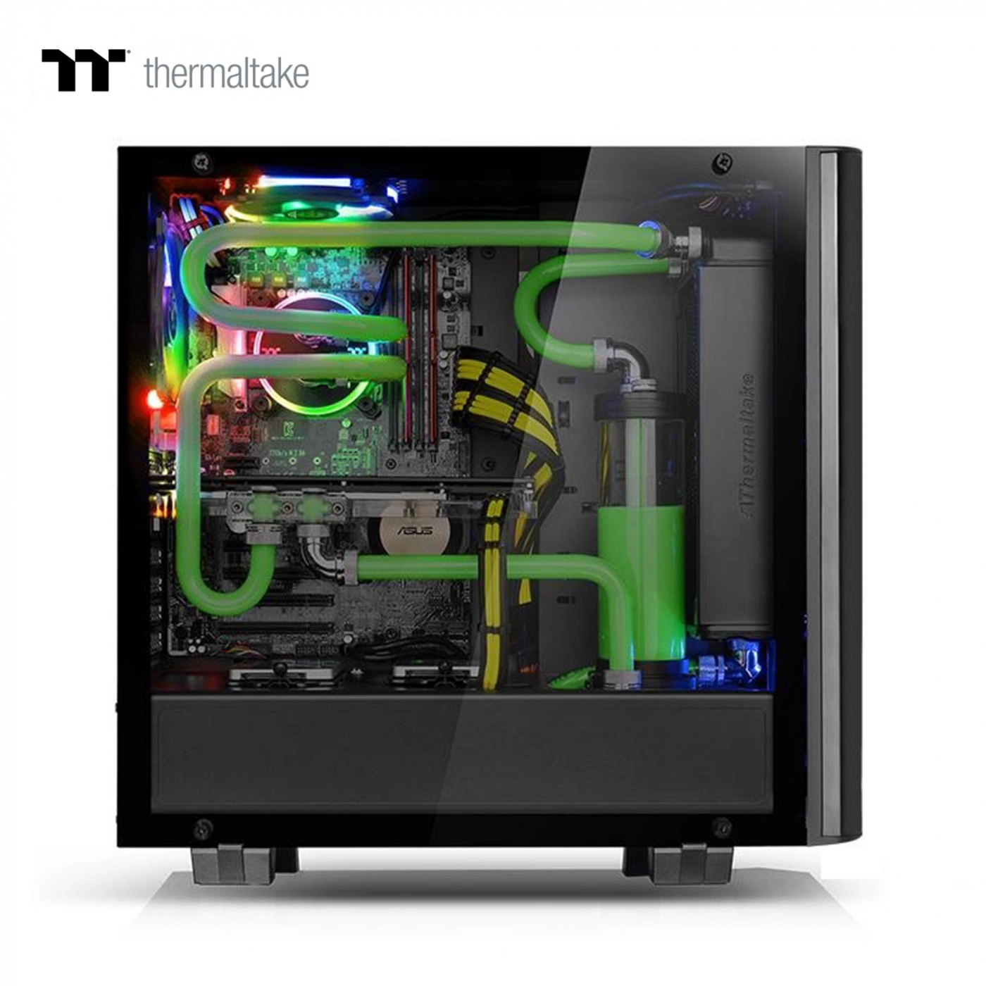 Купить Корпус Thermaltake View 21 TG Black (CA-1I3-00M1WN-00) - фото 4