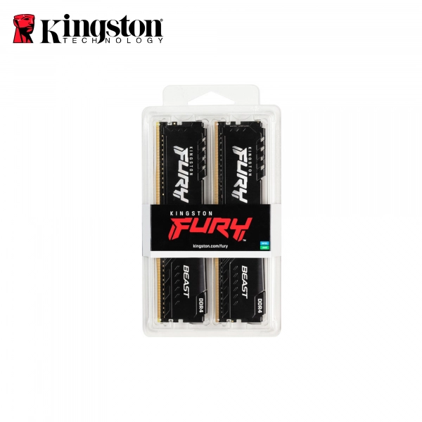 Купить Модуль памяти Kingston FURY Beast Black DDR4-3200 16GB  (KIT 2x8GB) (KF432C16BBK2/16) - фото 3