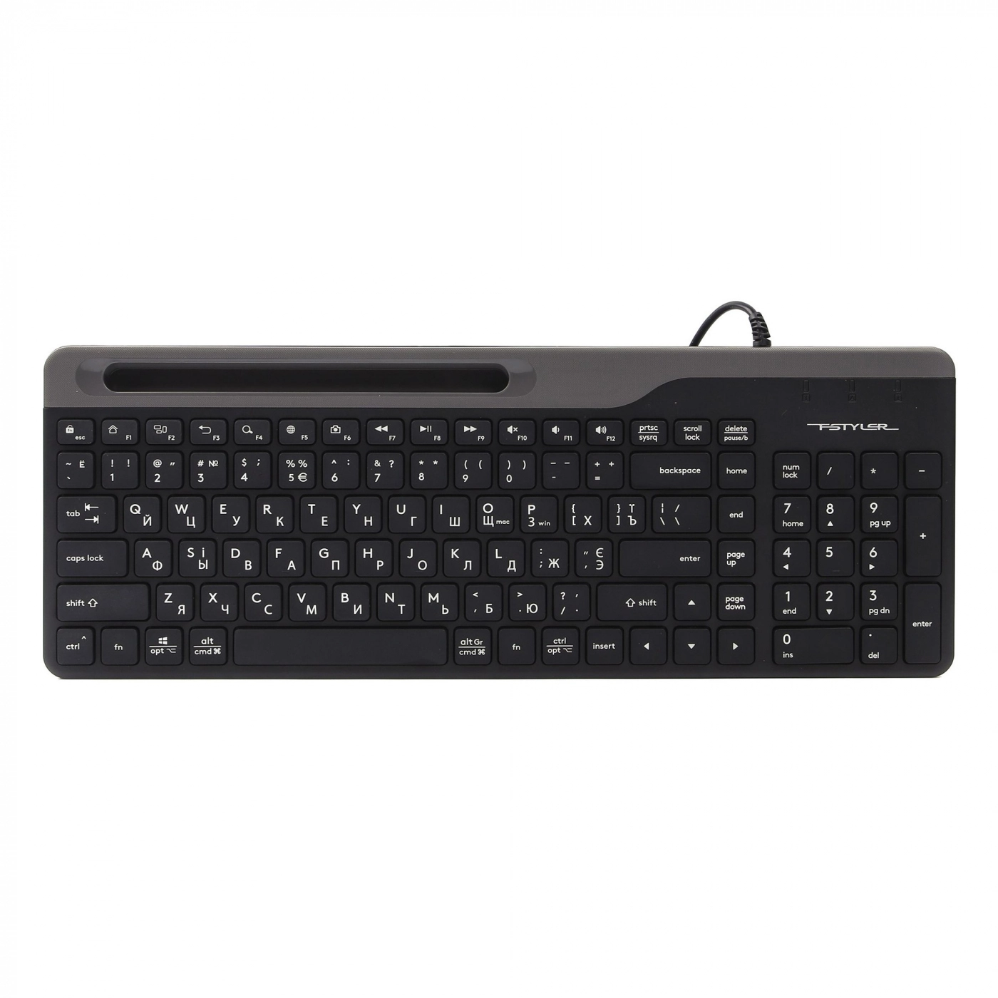 Купити Клавіатура A4Tech Fstyler FK25 Black USB - фото 1