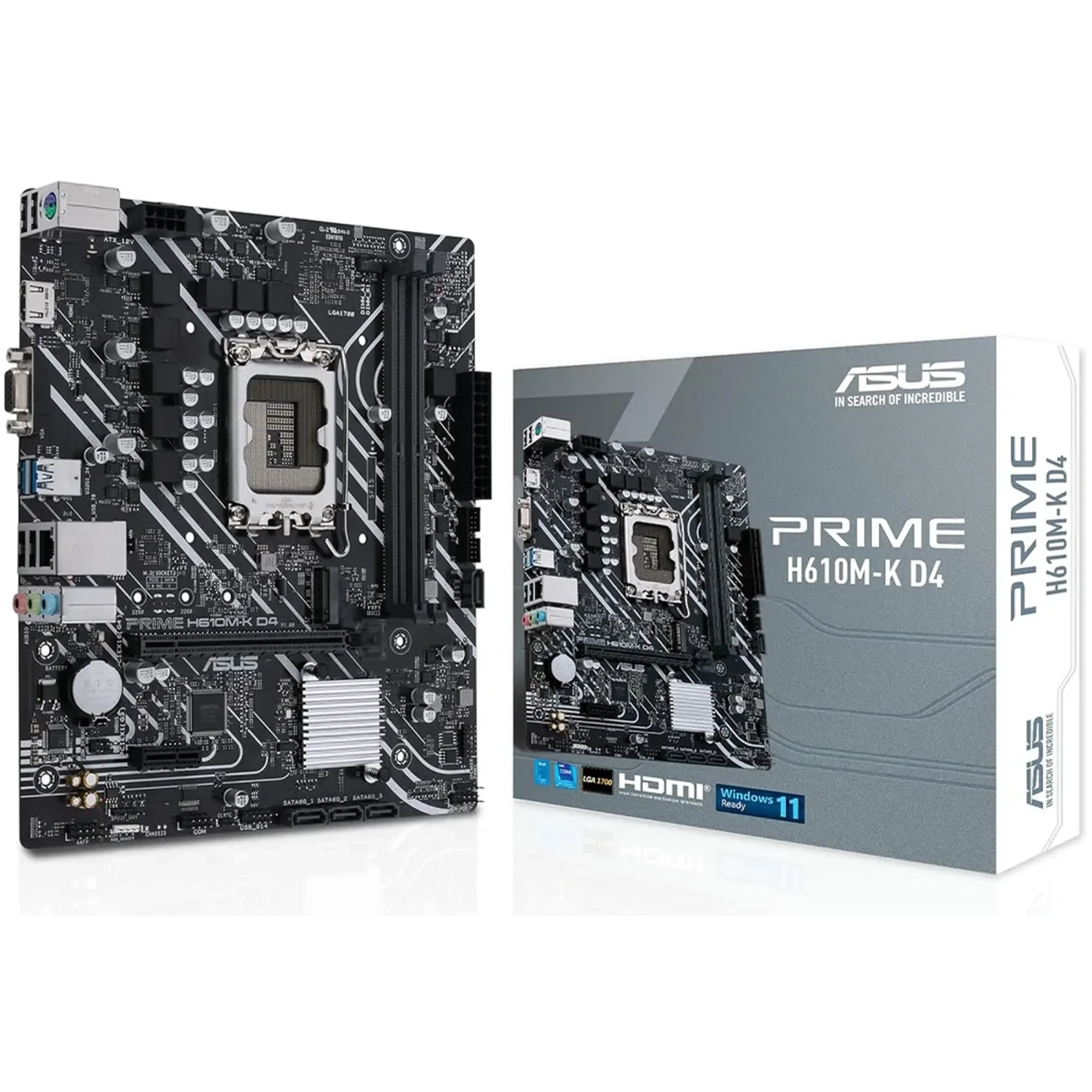 Купить Материнская плата ASUS PRIME H610M-K D4 - фото 1
