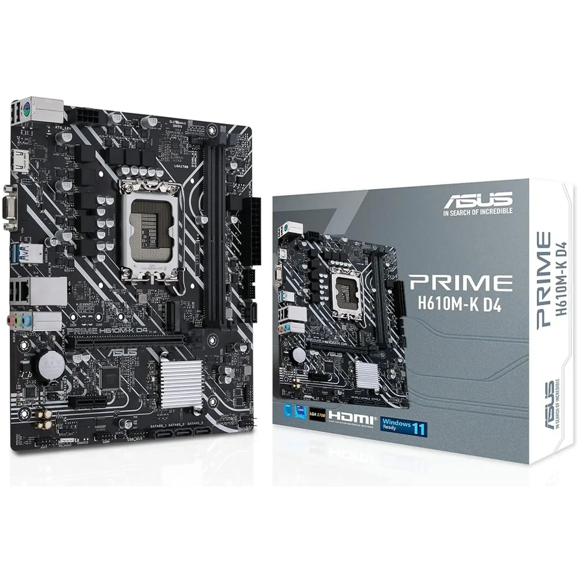 Купить Материнская плата ASUS PRIME H610M-K D4 - фото 1