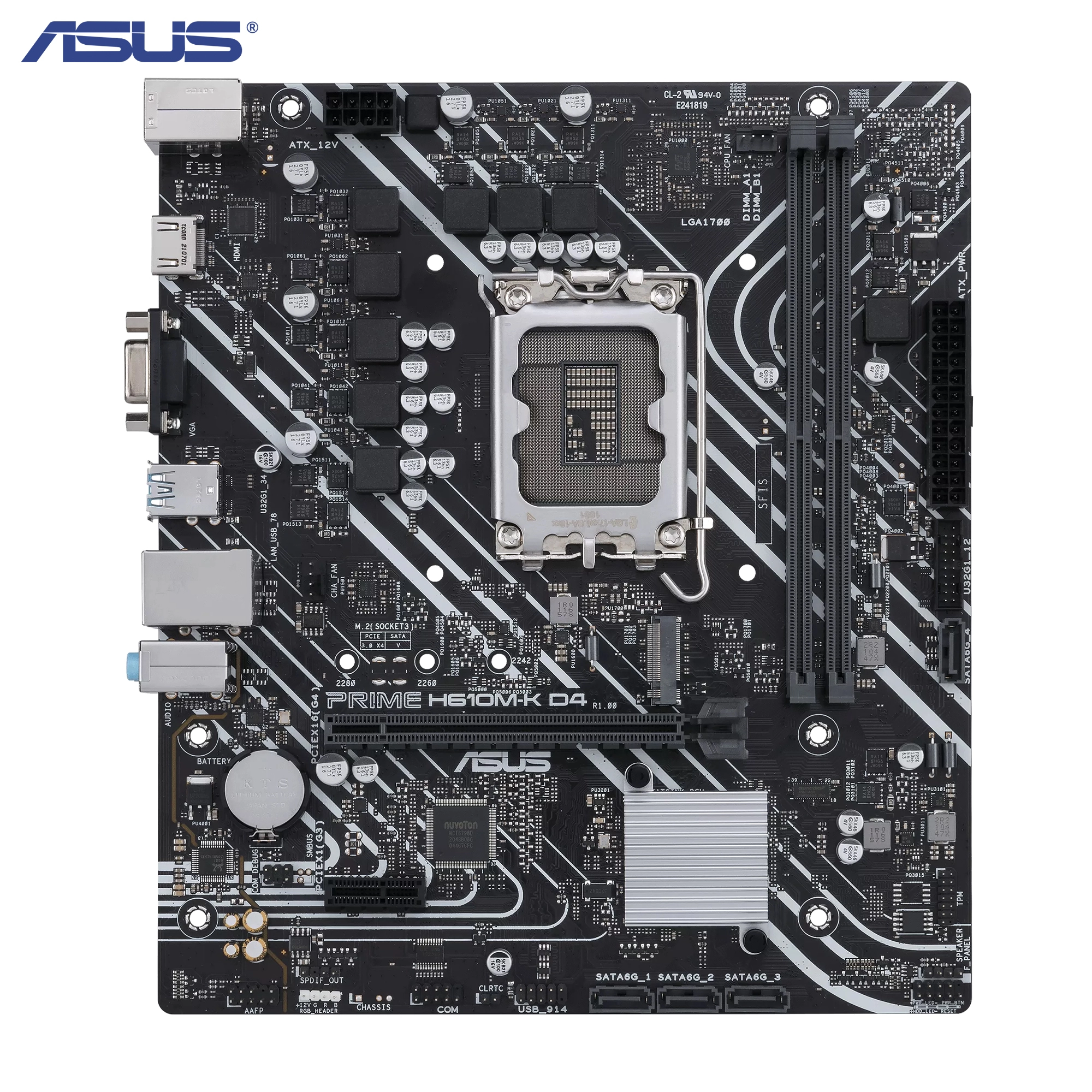 Купити Материнська плата ASUS PRIME H610M-K D4 - фото 2