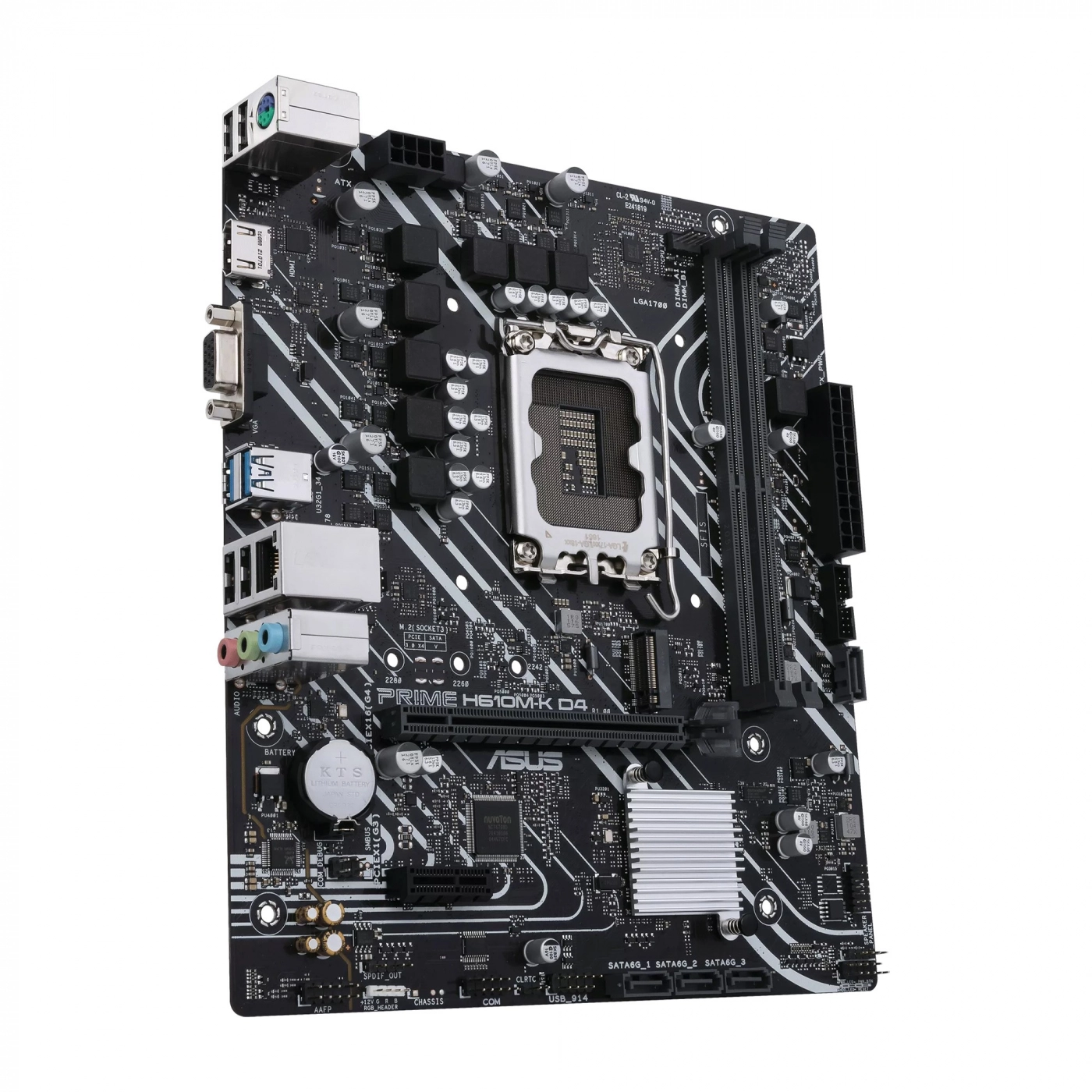 Купити Материнська плата ASUS PRIME H610M-K D4 - фото 1