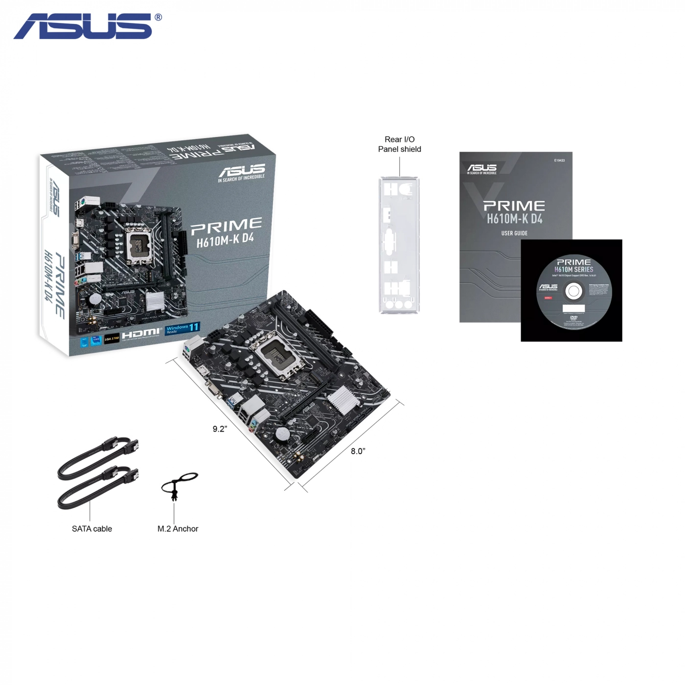 Купити Материнська плата ASUS PRIME H610M-K D4 - фото 7