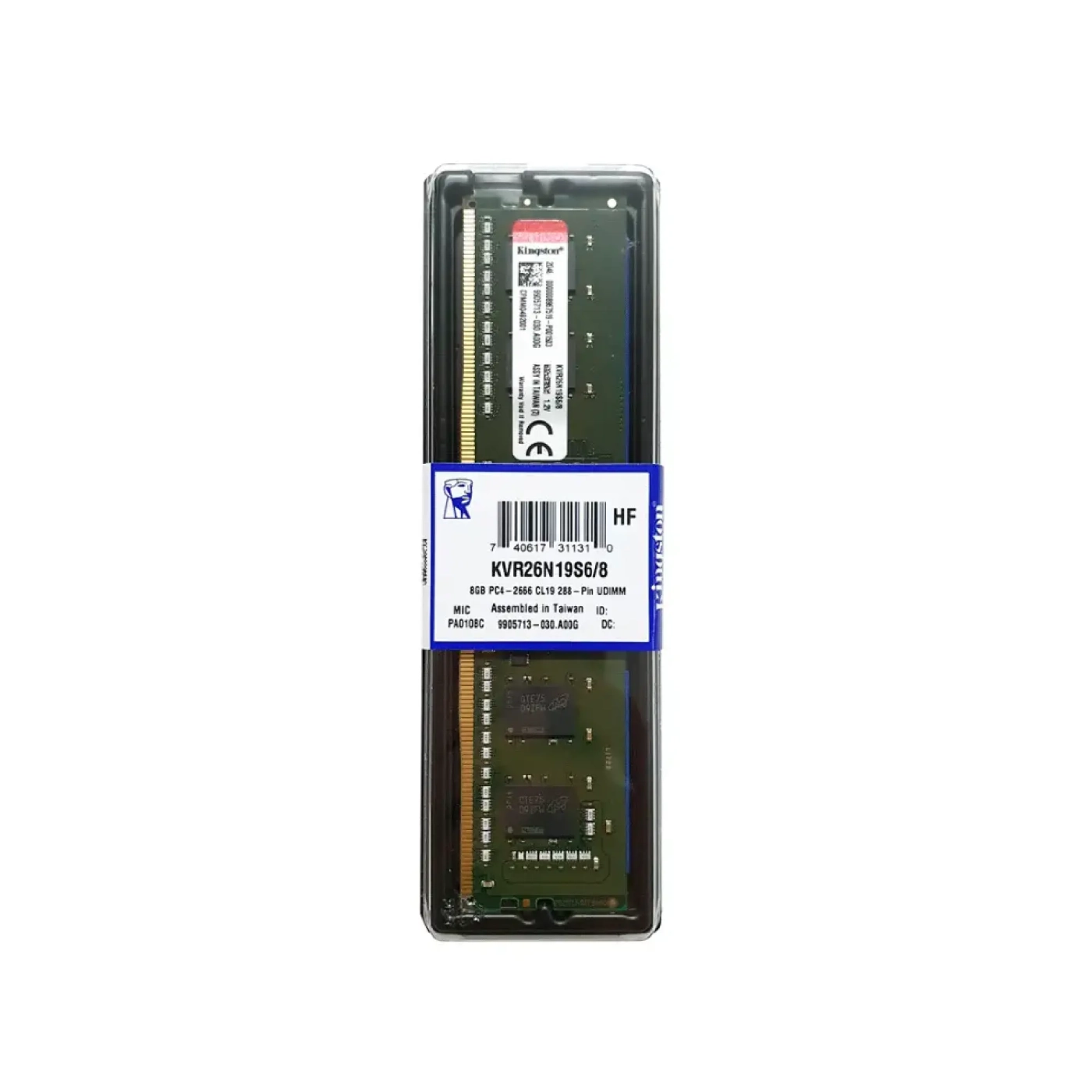 Купить Модуль памяти Kingston ValueRAM DDR4-2666 8GB (KVR26N19S6/8) - фото 2
