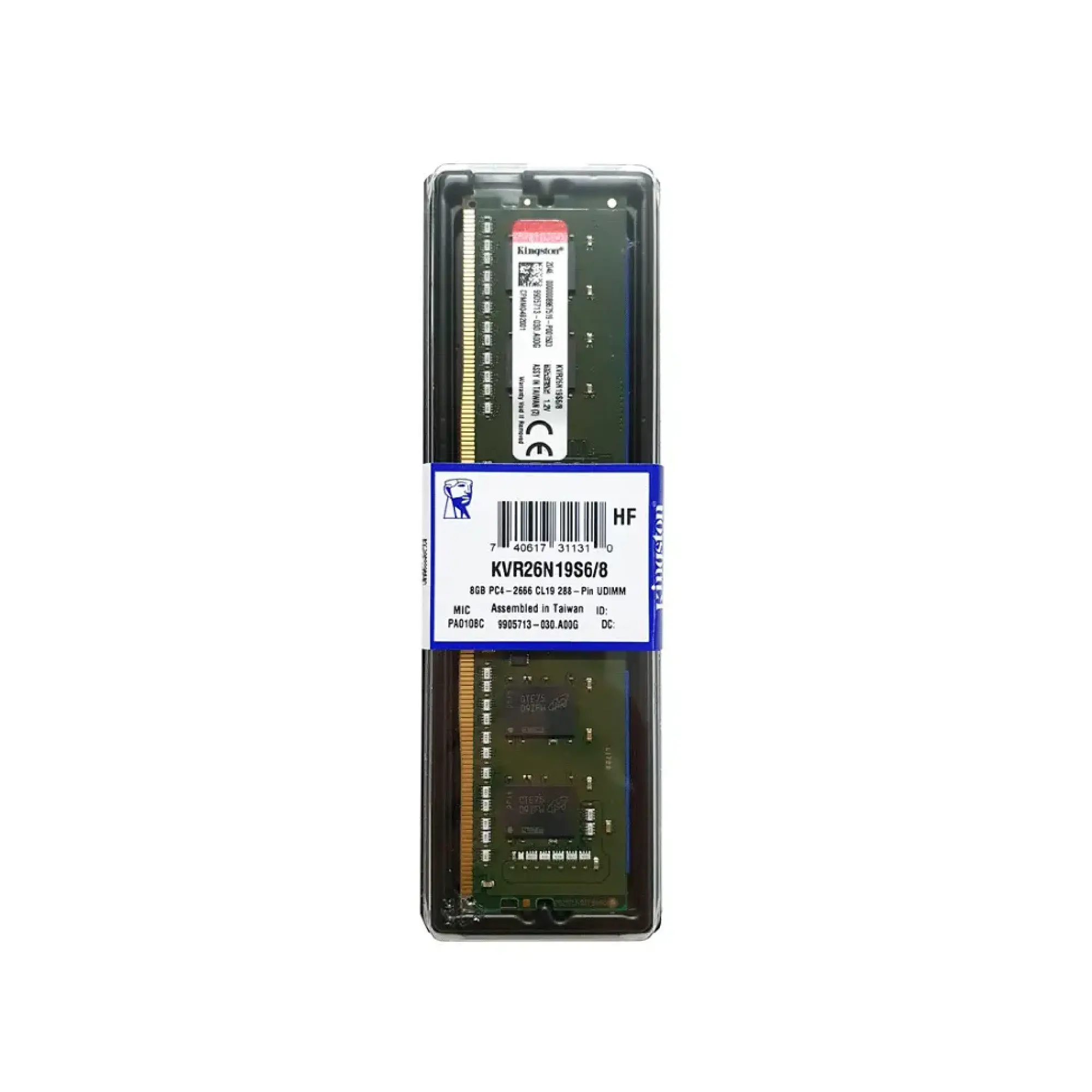 Купить Модуль памяти Kingston ValueRAM DDR4-2666 8GB (KVR26N19S6/8) - фото 2