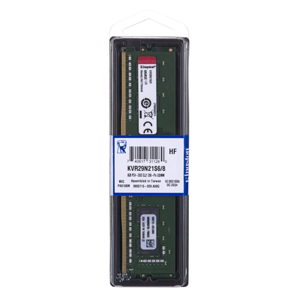 Купить Модуль памяти Kingston ValueRAM DDR4-2933 8GB (KVR29N21S6/8) - фото 2