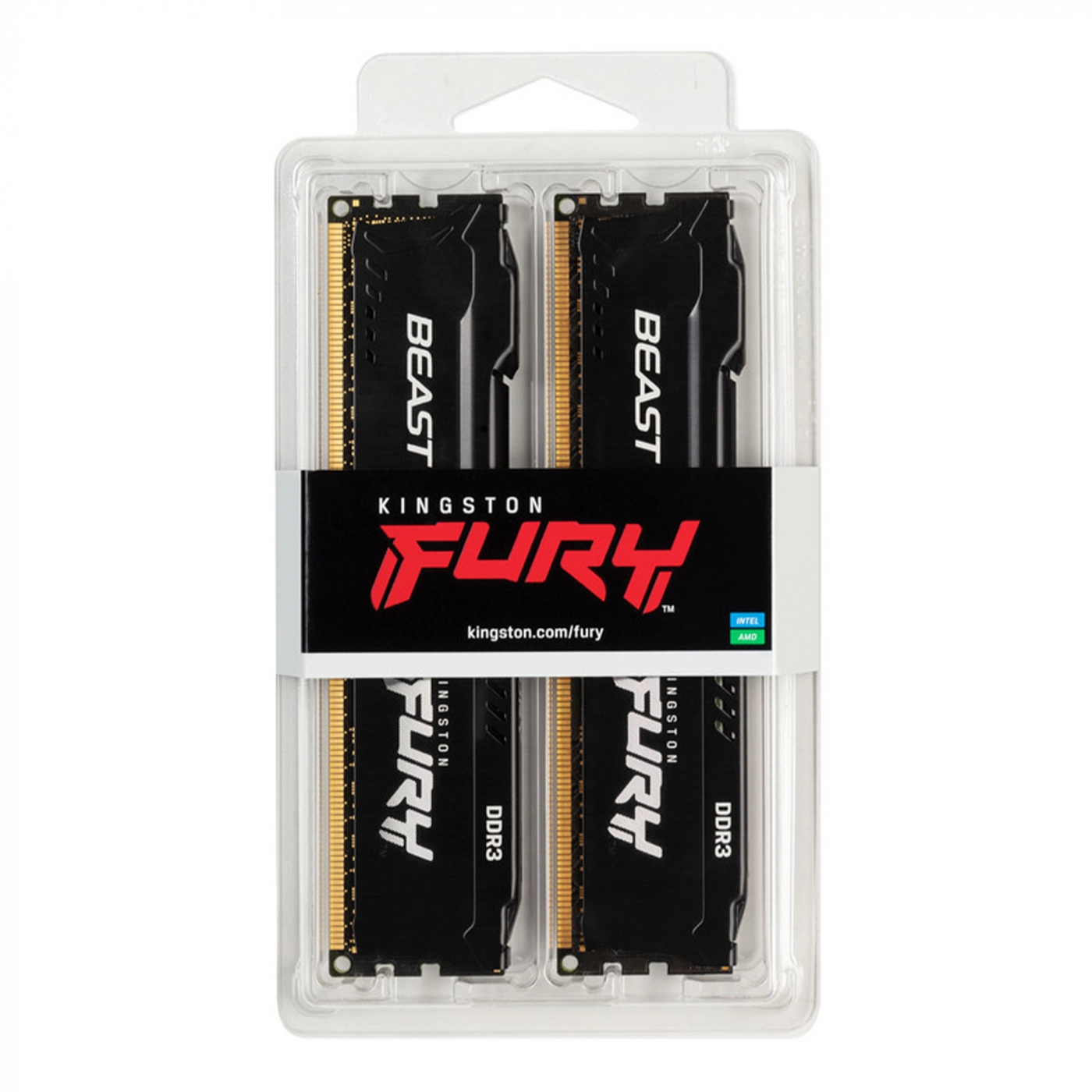 Купить Модуль памяти Kingston FURY Beast DDR3-1866 16GB KIT (2x8GB) (KF318C10BBK2/16) - фото 5