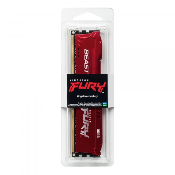 Купить Модуль памяти Kingston FURY Beast DDR3-1866 4GB (KF318C10BR/4) - фото 5