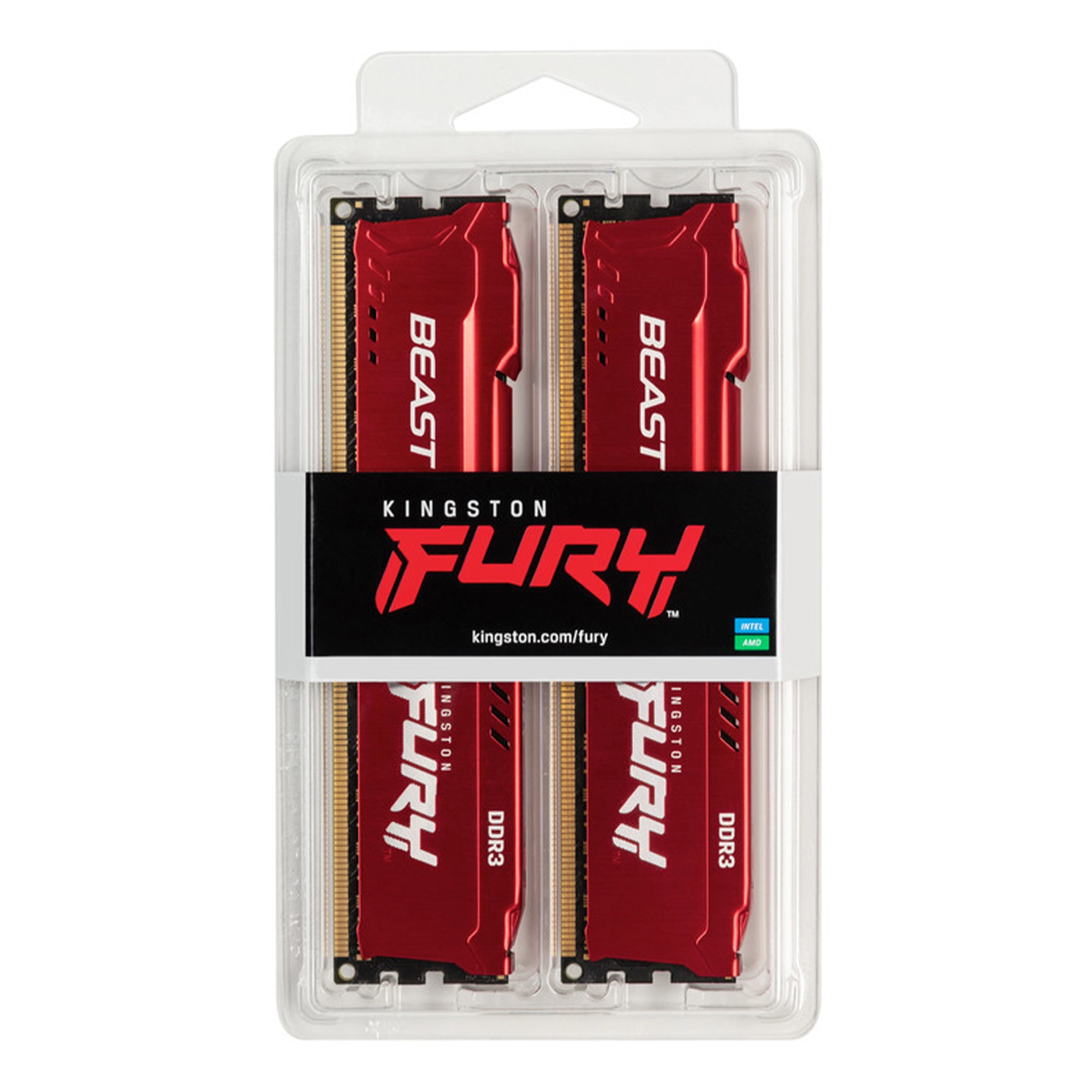 Купить Модуль памяти Kingston FURY Beast DDR3-1866 8GB KIT (2x4GB) (KF318C10BRK2/8) - фото 5