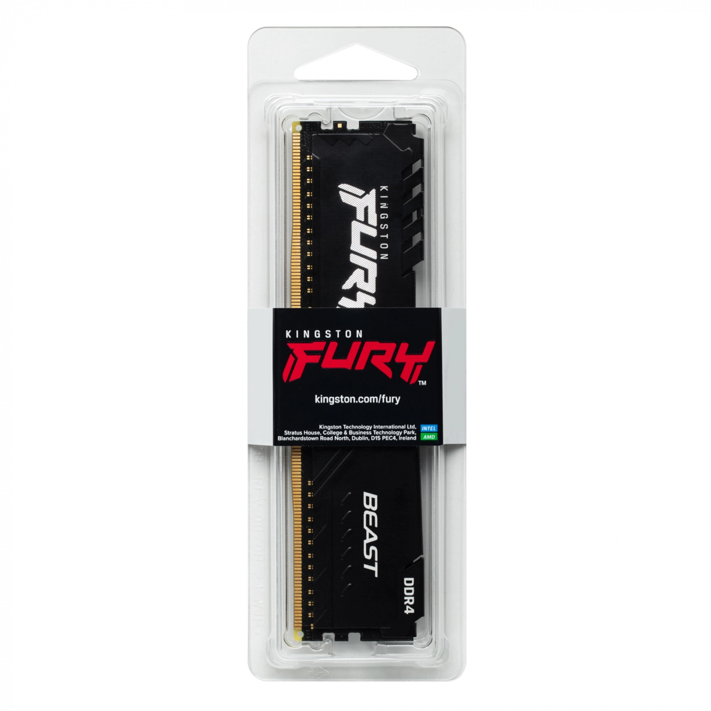 Купить Модуль памяти Kingston FURY Beast DDR4-2666 4GB (KF426C16BB/4) - фото 5