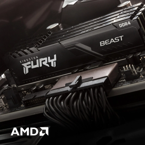 Купить Модуль памяти Kingston FURY Beast DDR4-3000 16GB (KF430C16BB/16) - фото 8
