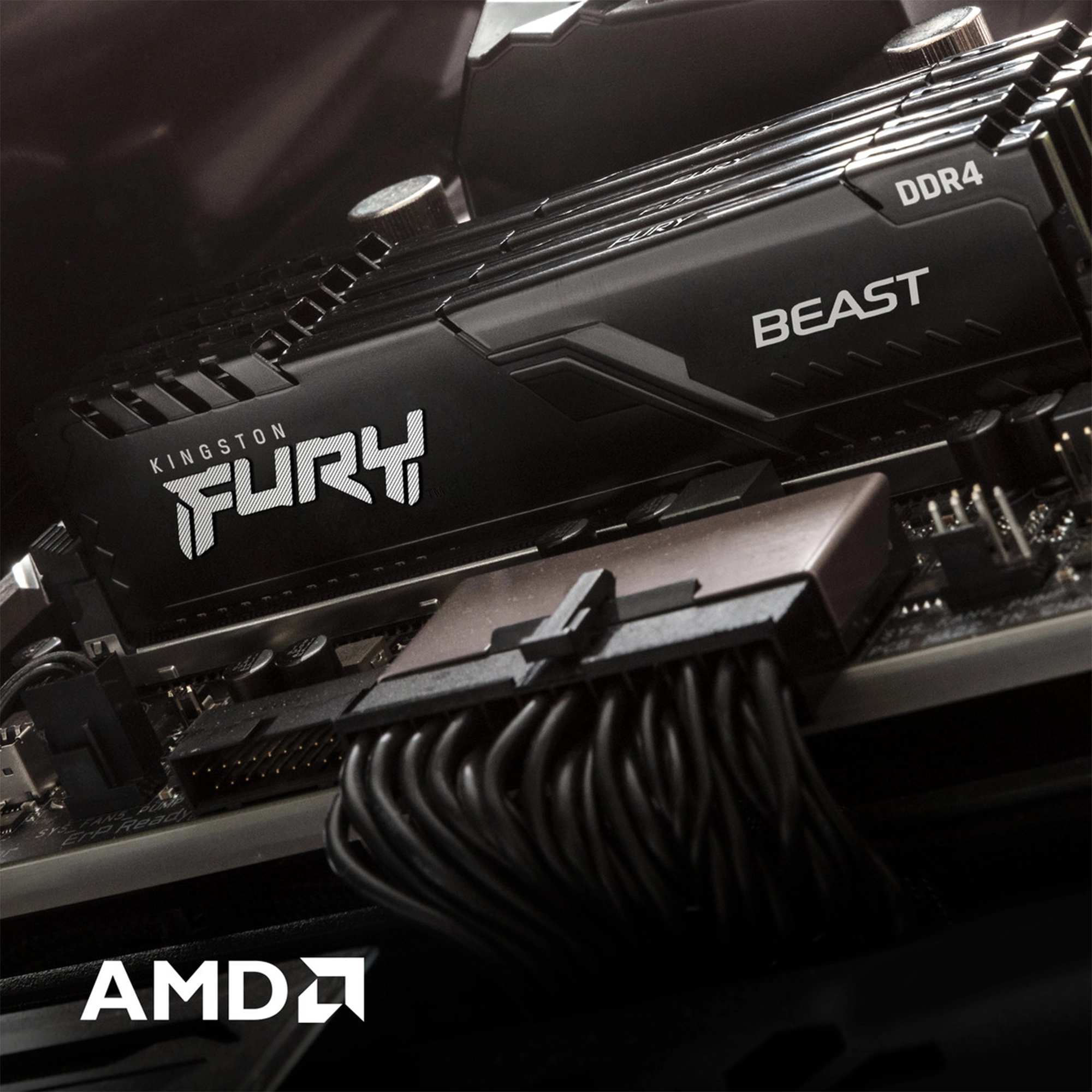 Купить Модуль памяти Kingston FURY Beast DDR4-3000 128GB KIT (4x32GB) (KF430C16BBK4/128) - фото 8