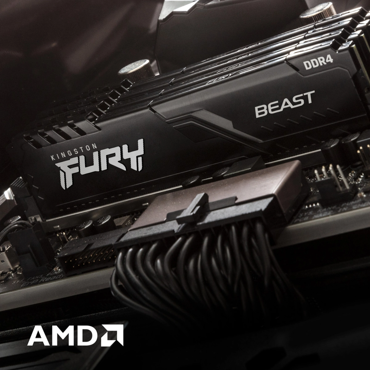 Купить Модуль памяти Kingston FURY Beast DDR4-3200 4GB (KF432C16BB/4) - фото 8