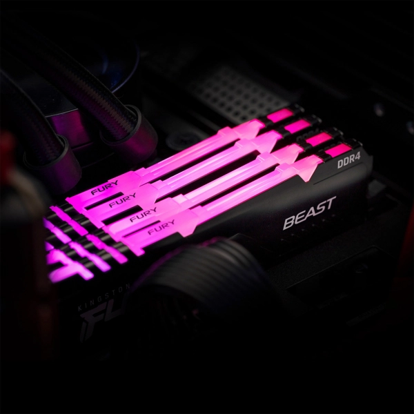 Купить Модуль памяти Kingston FURY Beast RGB DDR4-2666 8GB (KF426C16BBA/8) - фото 11