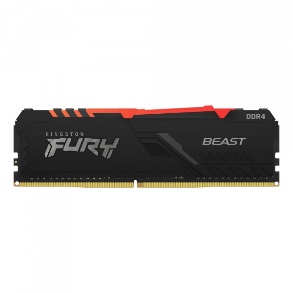 Купить Модуль памяти Kingston FURY Beast RGB DDR4-3733 8GB (KF437C19BBA/8) - фото 2