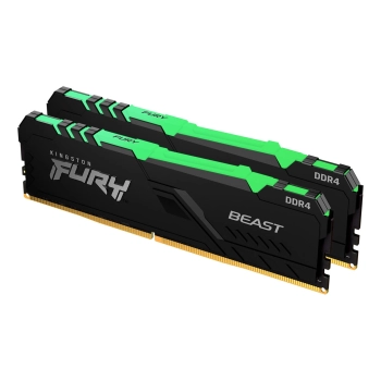 Купить Модуль памяти Kingston FURY Beast RGB DDR4-3733 32GB KIT (2x16GB) (KF437C19BB1AK2/32) - фото 1