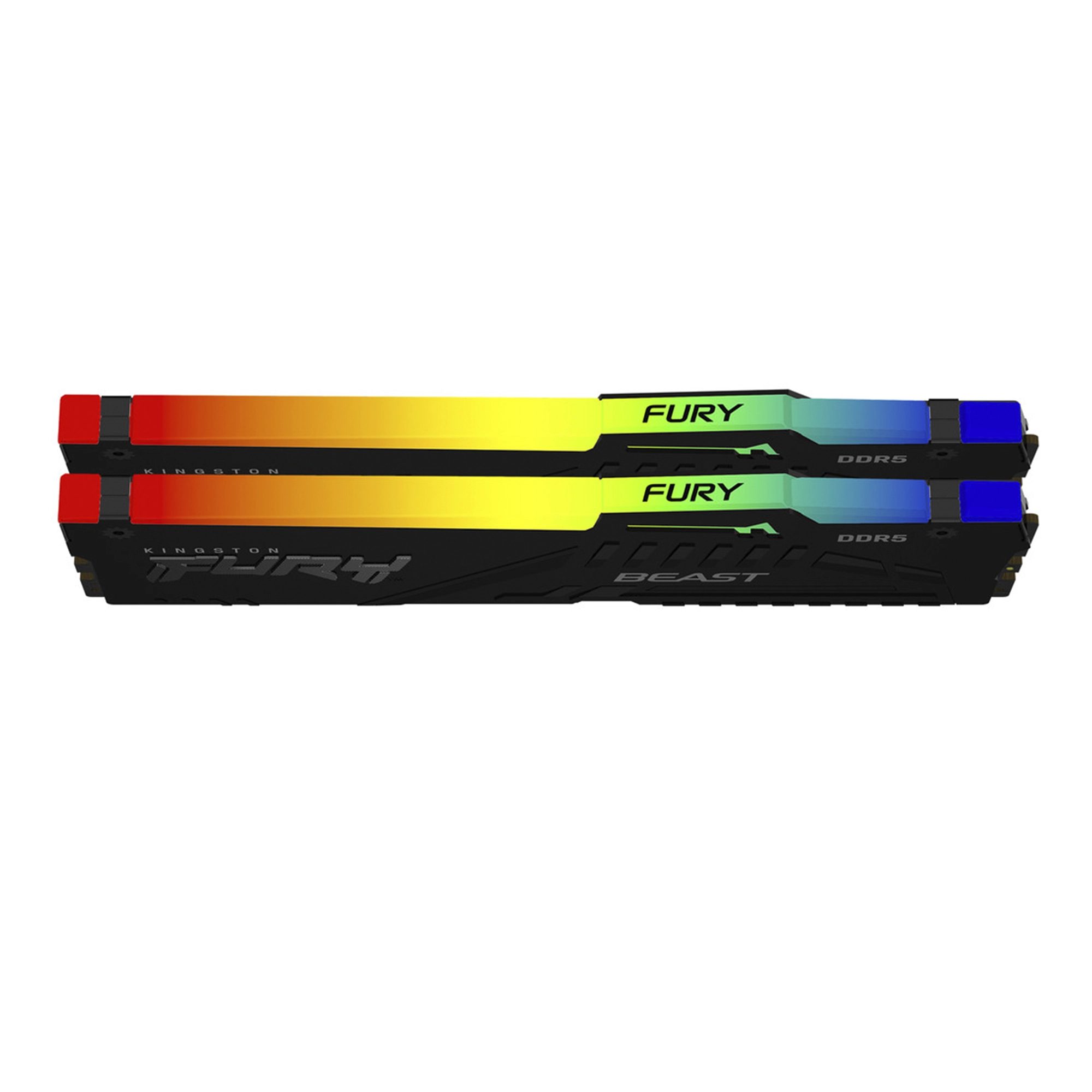 Купить Модуль памяти Kingston FURY Beast RGB DDR5-4800 16GB KIT (2x8GB) (KF548C38BBAK2-16) - фото 2