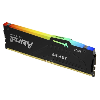 Купить Модуль памяти Kingston FURY Beast RGB DDR5-4800 16GB (KF548C38BBA-16) - фото 1