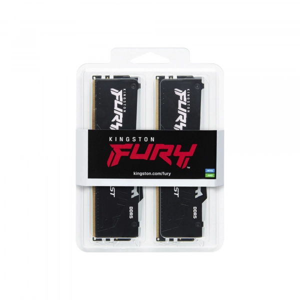 Купить Модуль памяти Kingston FURY Beast RGB DDR5-4800 32GB KIT (2x16GB) (KF548C38BBAK2-32) - фото 6