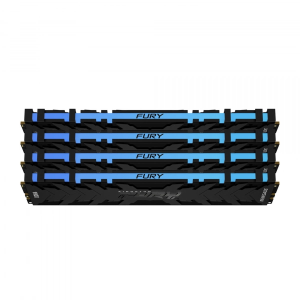 Купить Модуль памяти Kingston FURY Renegade RGB DDR4-3000 32GB KIT (4x8GB) (KF430C15RBAK4/32) - фото 3