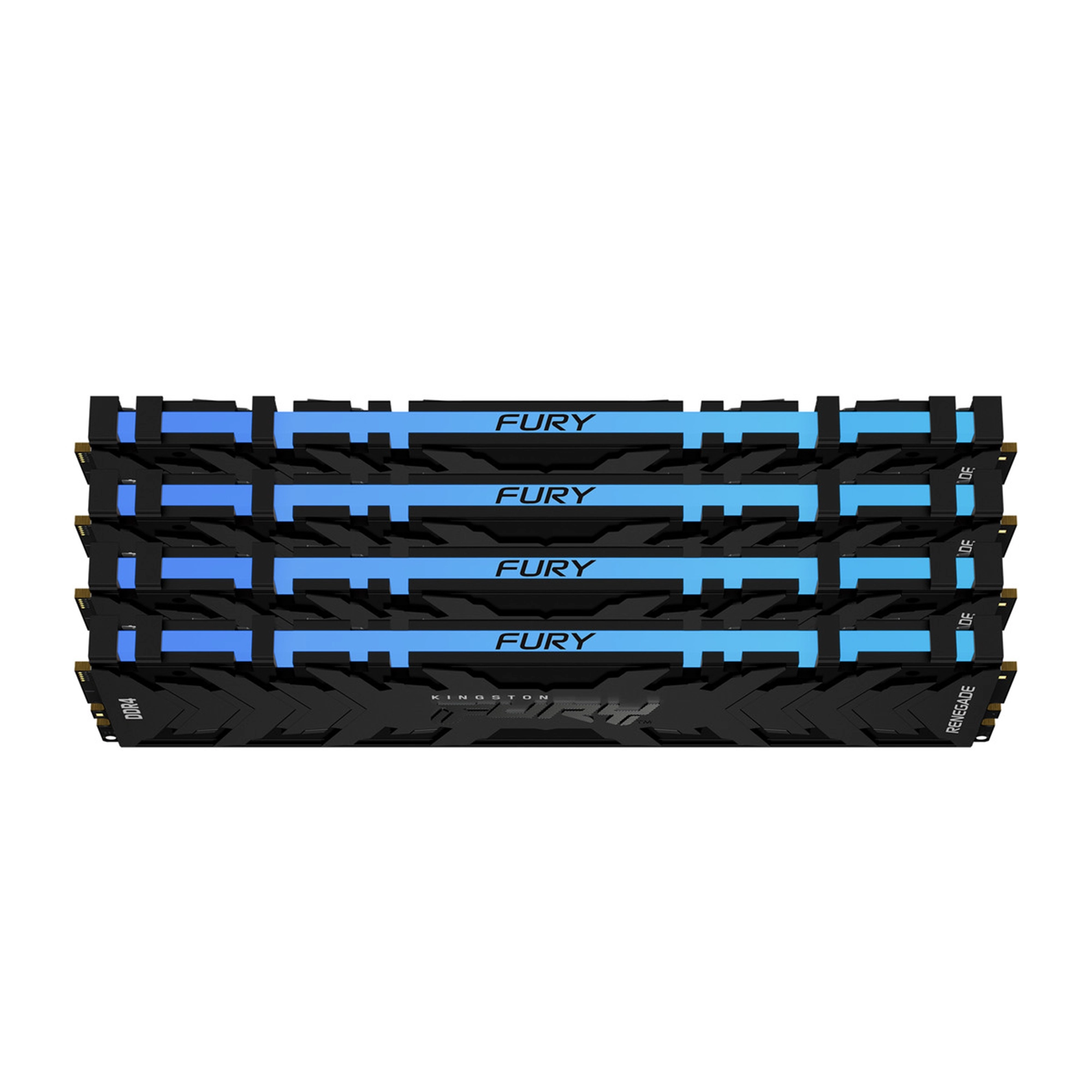 Купить Модуль памяти Kingston FURY Renegade RGB DDR4-3000 64GB KIT (4x16GB) (KF430C15RB1AK4/64) - фото 3