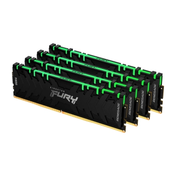 Купить Модуль памяти Kingston FURY Renegade RGB DDR4-3000 128GB KIT (4x32GB) (KF430C16RBAK4/128) - фото 1