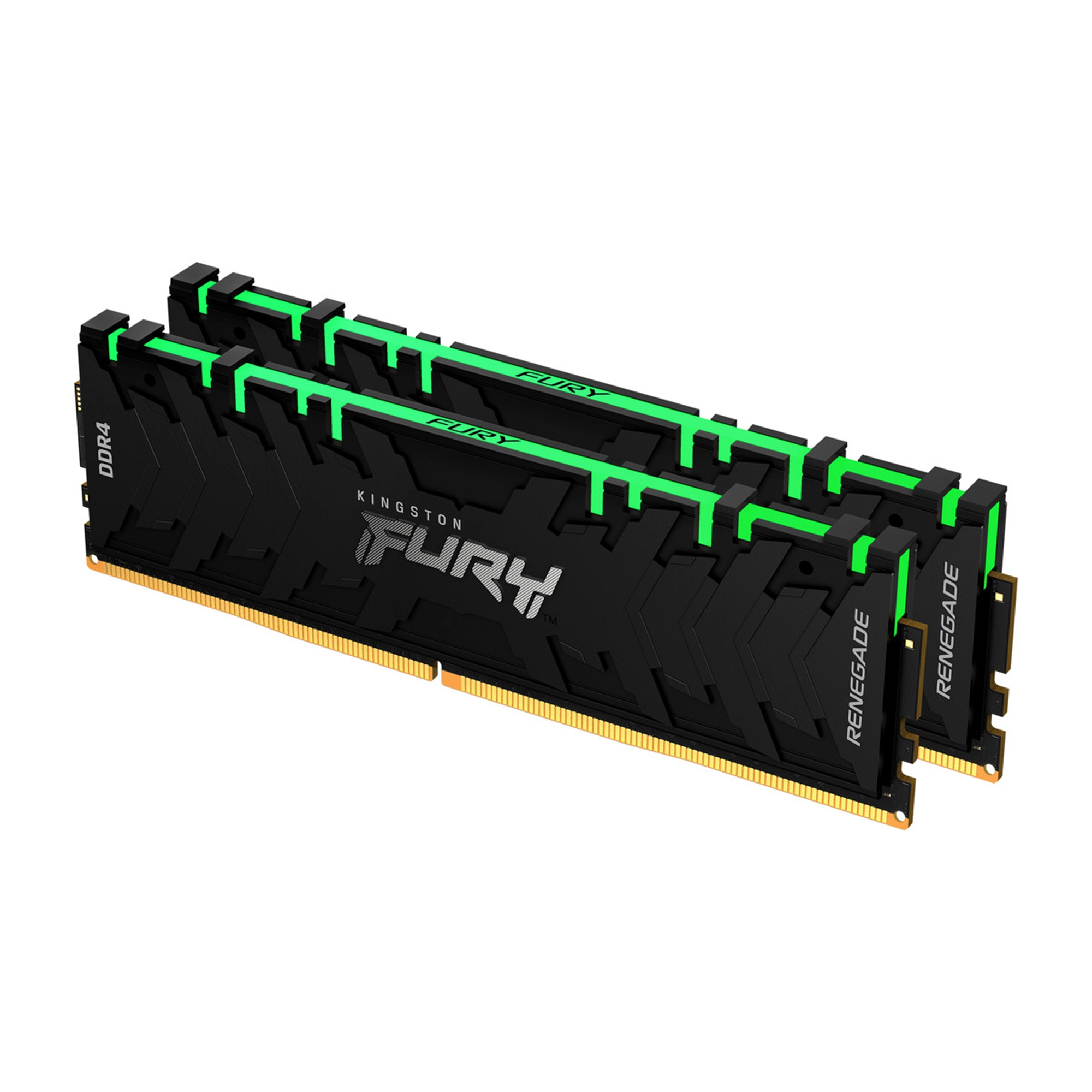 Купити Модуль пам'яті Kingston FURY Renegade RGB DDR4-4000 16GB KIT (2x8GB) (KF440C19RBAK2/16) - фото 1