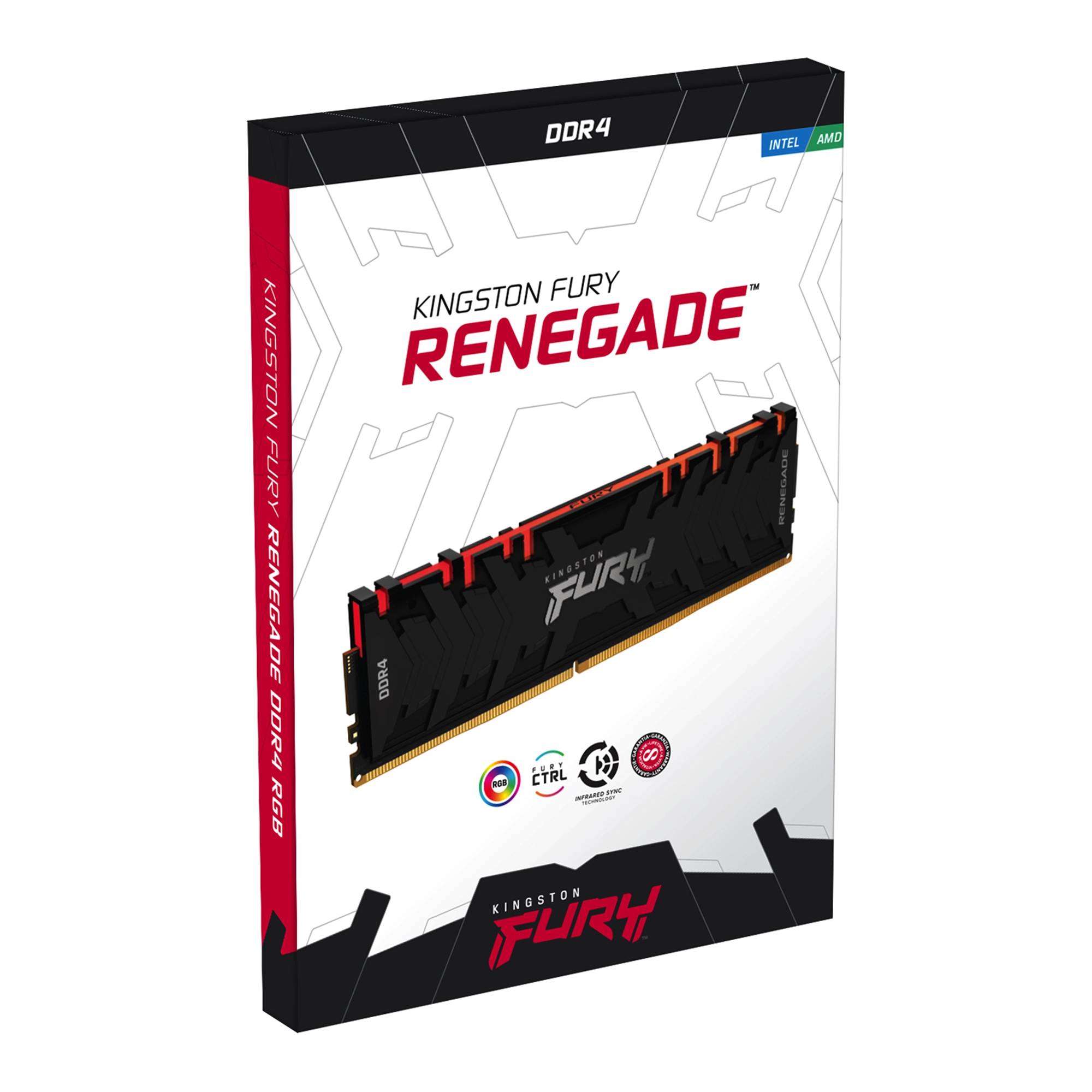 Купити Модуль пам'яті Kingston FURY Renegade RGB DDR4-4000 16GB KIT (2x8GB) (KF440C19RBAK2/16) - фото 5