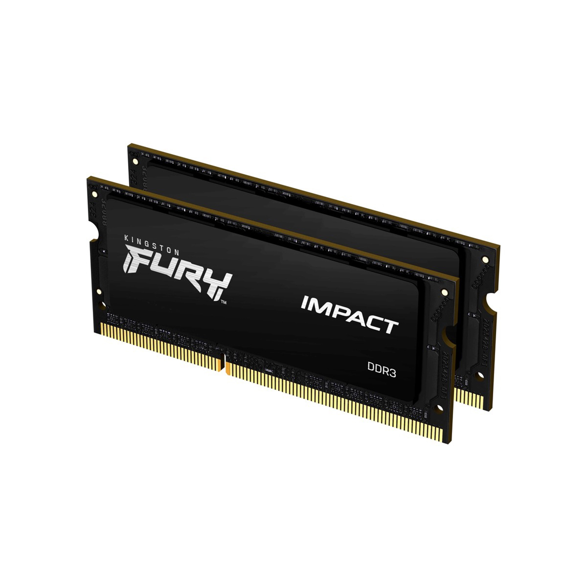 Купить Модуль памяти Kingston FURY Impact DDR3L-1600 SO-DIMM 16GB KIT (2x8GB) (KF316LS9IBK2/16) - фото 1