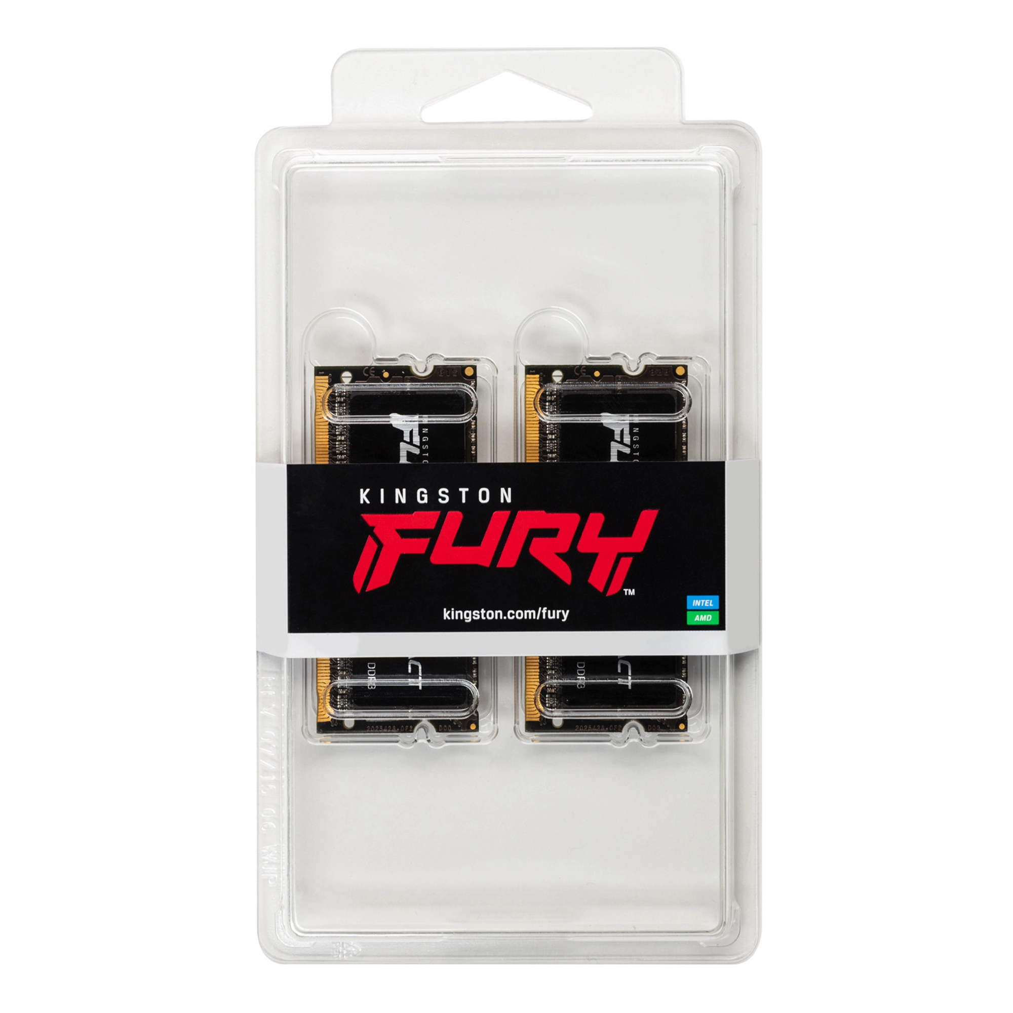 Купить Модуль памяти Kingston FURY Impact DDR3L-1600 SO-DIMM 16GB KIT (2x8GB) (KF316LS9IBK2/16) - фото 3