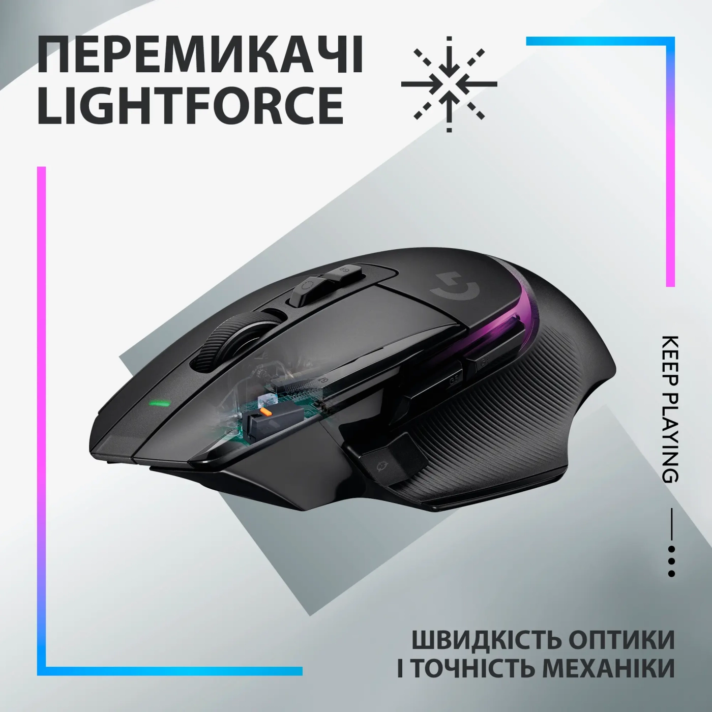Купить Мышь Logitech G502 X Plus Wireless Black - фото 2