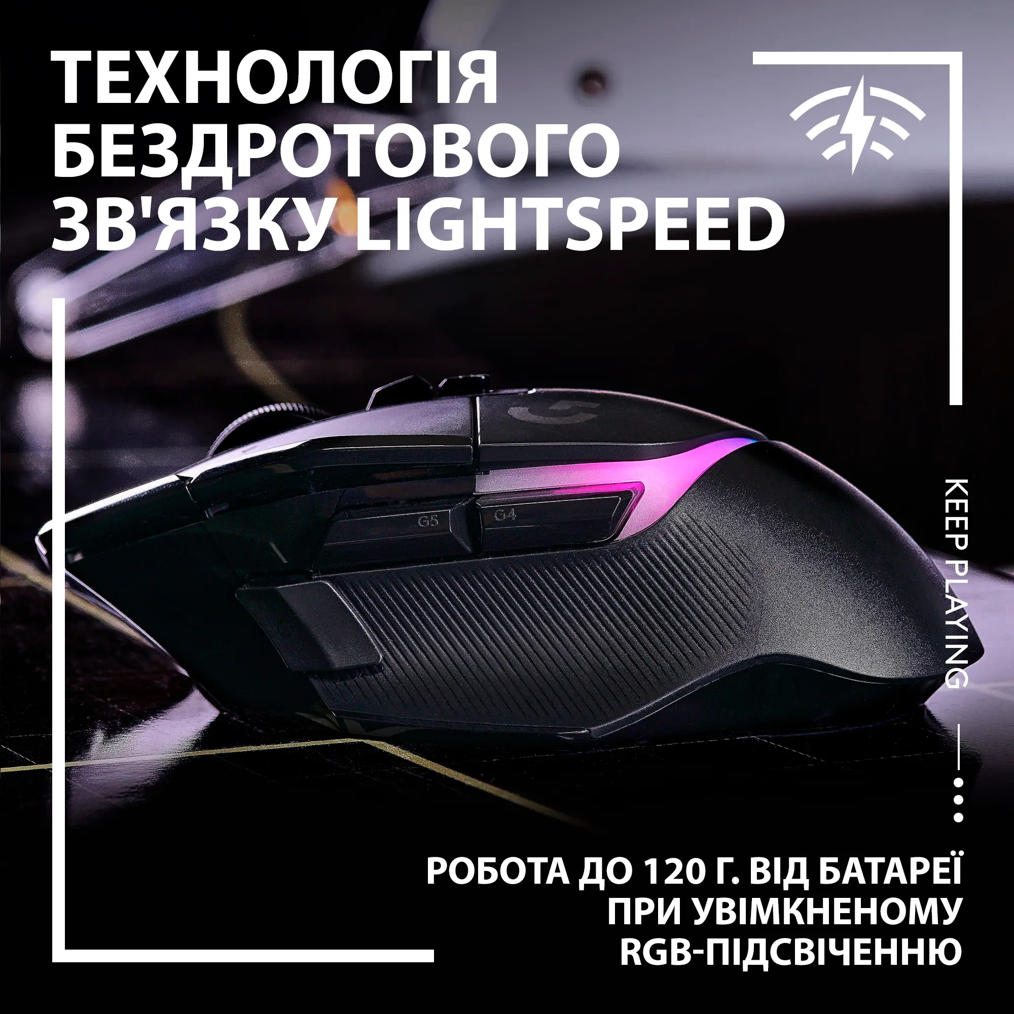 Купить Мышь Logitech G502 X Plus Wireless Black - фото 3