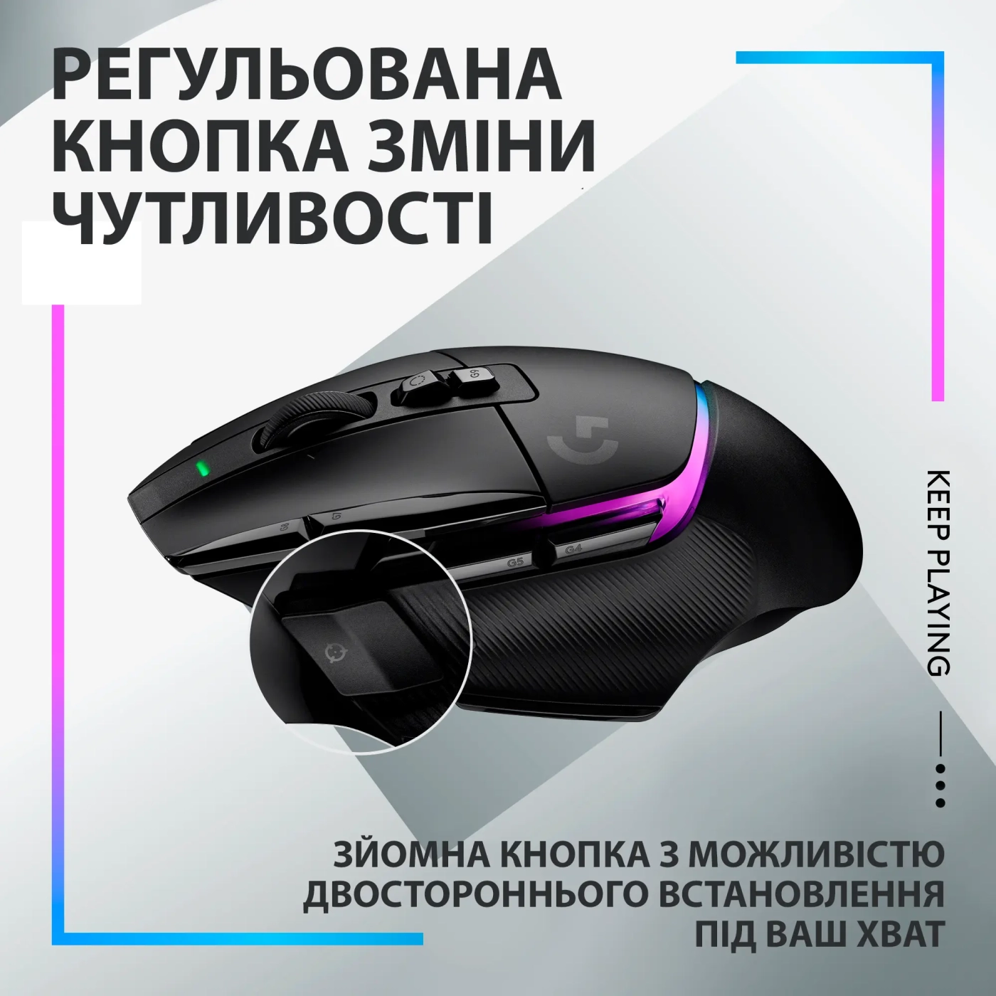 Купить Мышь Logitech G502 X Plus Wireless Black - фото 6