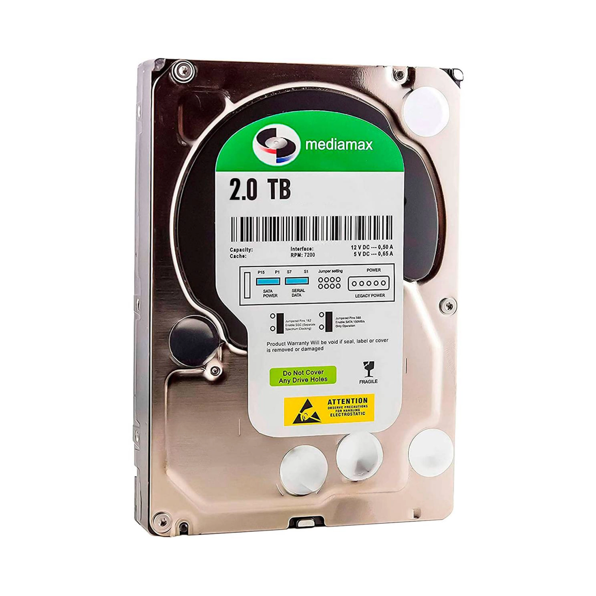 Купить Жесткий диск Mediamax HDD SAS 2TB Enterprise Class 7200rpm 32МB (WL2000GSAS3272) - фото 1
