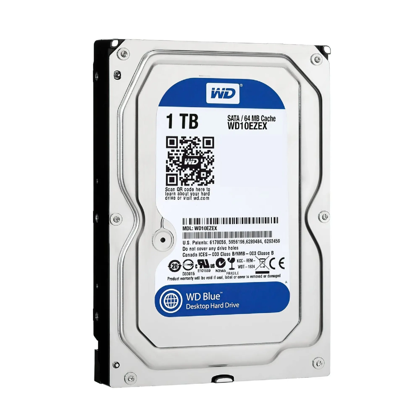 Купить Жесткий диск Western Digital Caviar Blue 1TB 7200 rpm, 64 MB, 3.5' SATA III (WD10EZEX) - фото 2