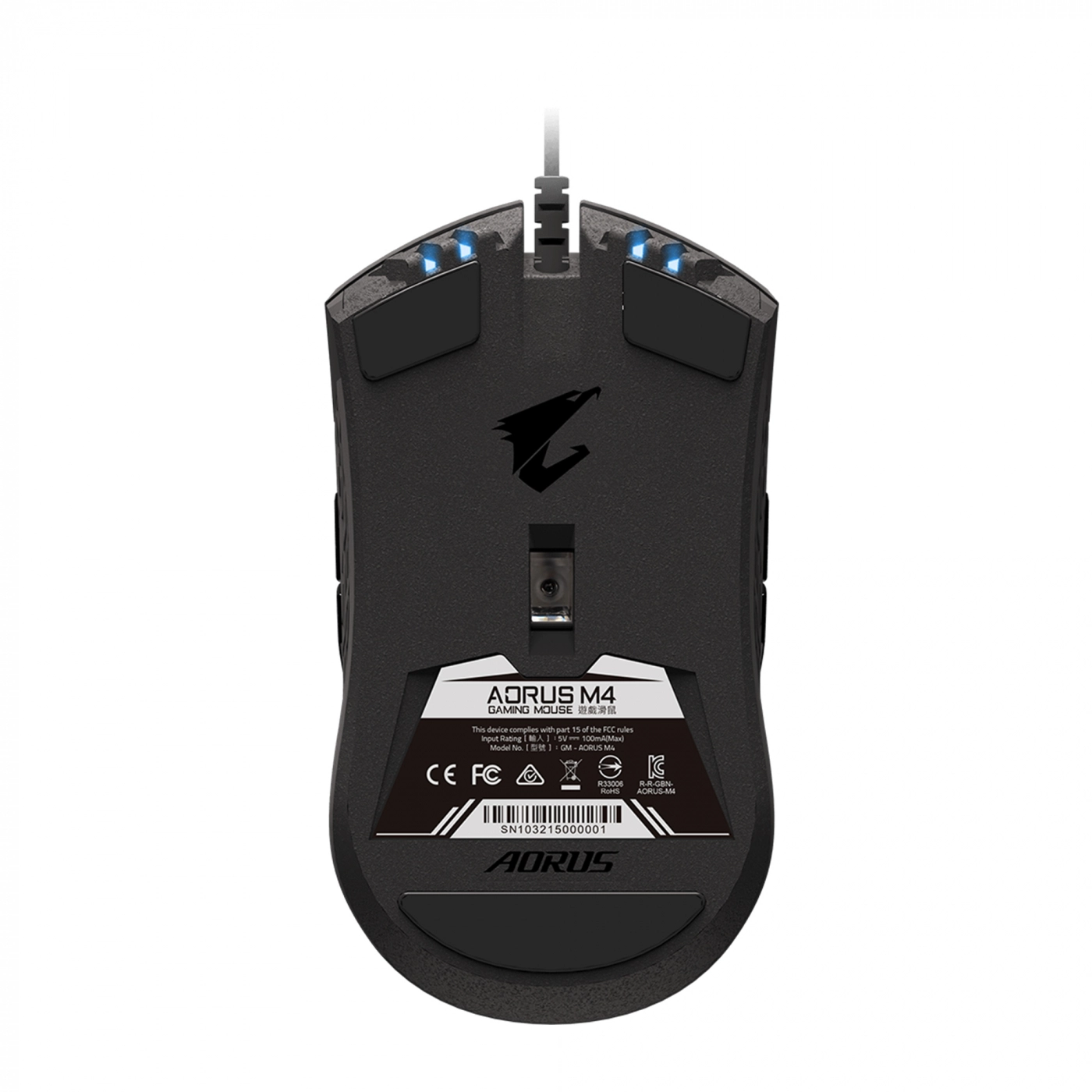 Купити Миша GIGABYTE AORUS M4 USB Black - фото 3