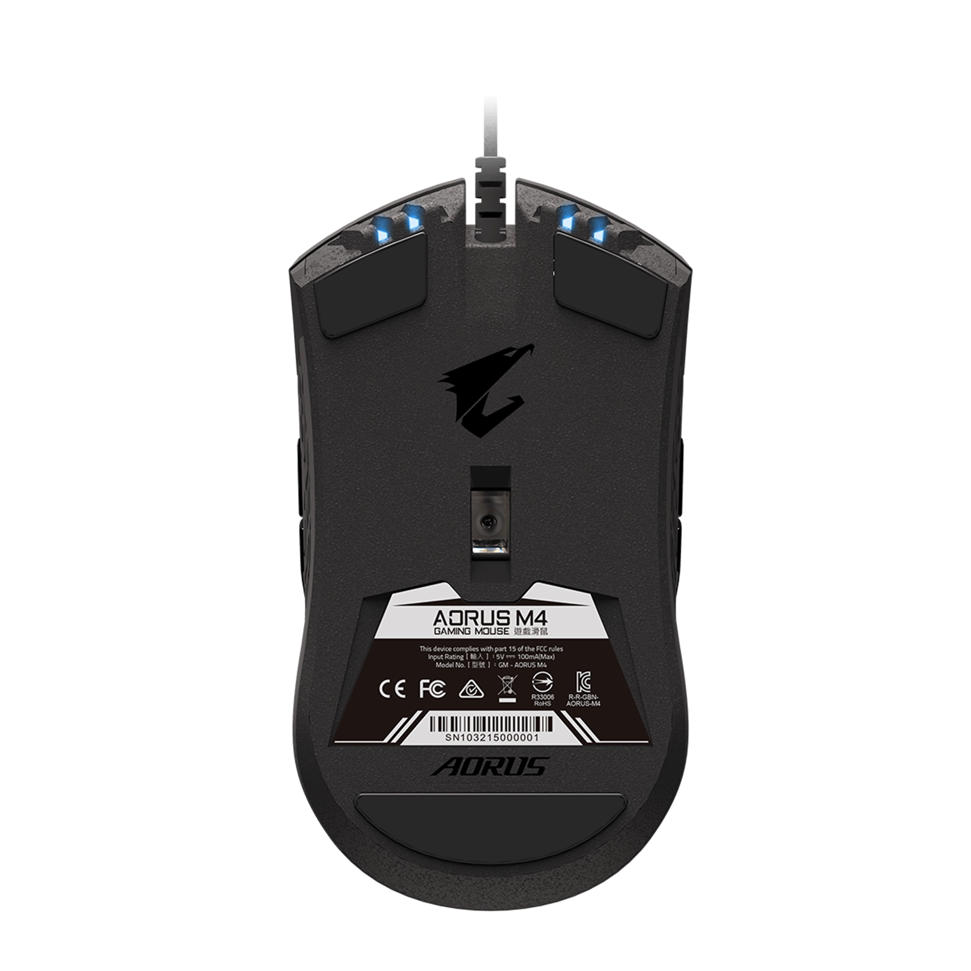 Купити Миша GIGABYTE AORUS M4 USB Black - фото 3