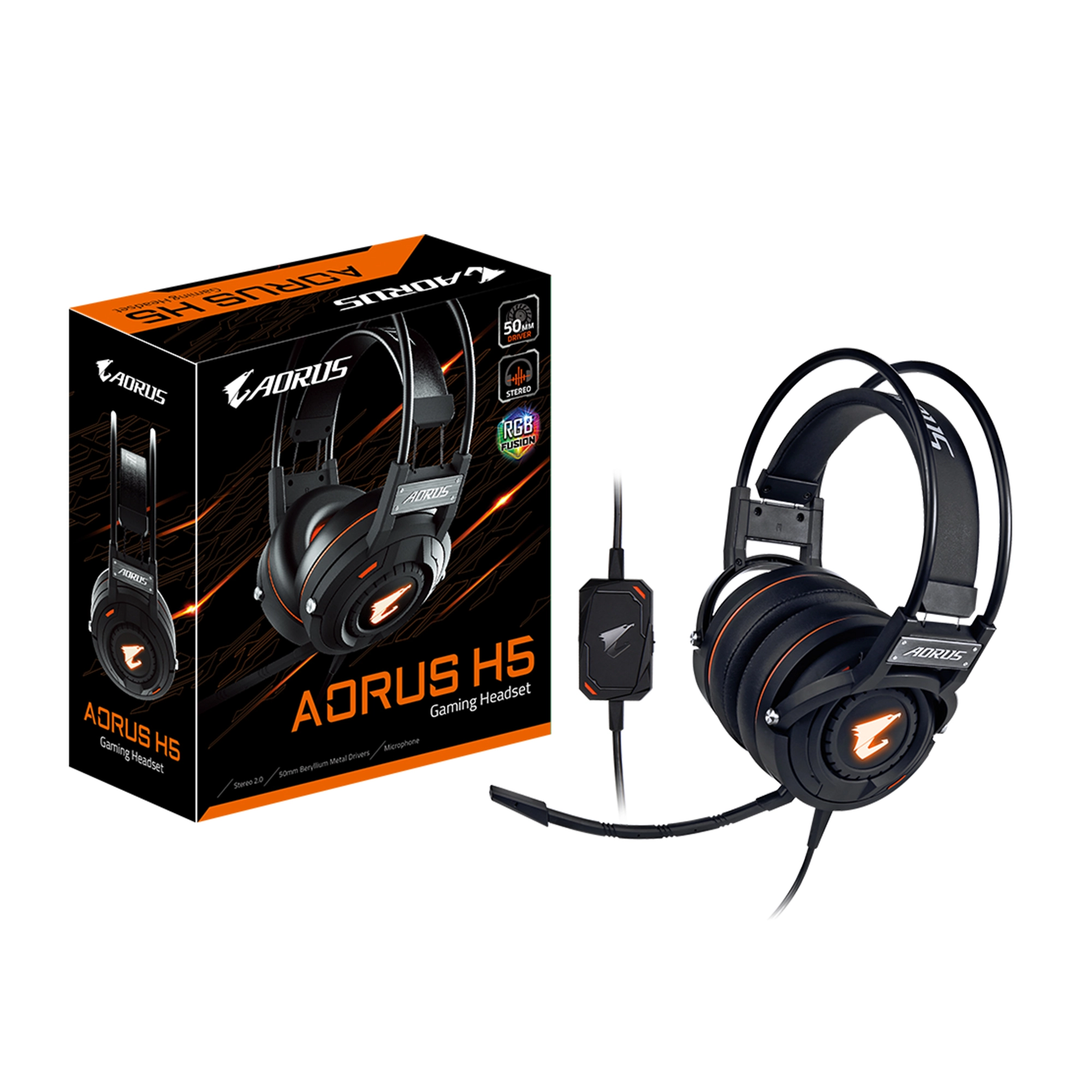 Купити Гарнітура GIGABYTE AORUS H5 - фото 6