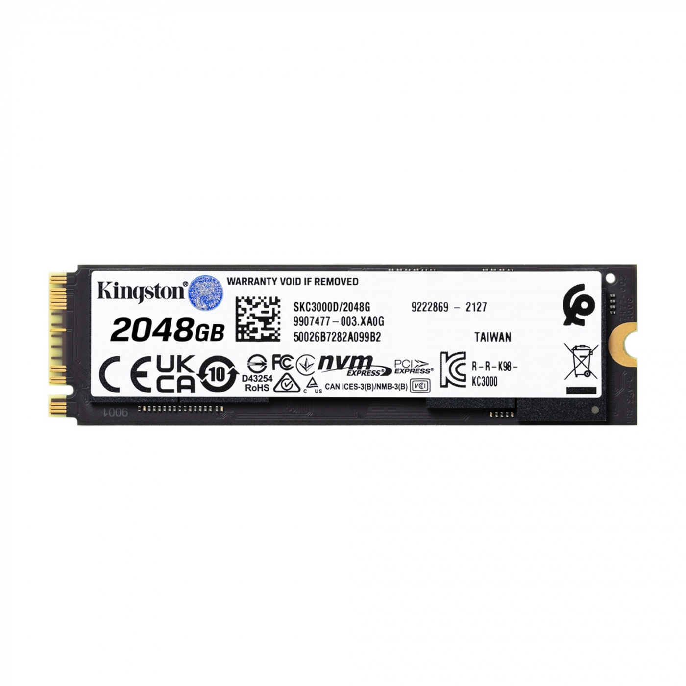 Купить SSD Kingston KC3000 SKC3000D/2048G 2 ТБ - фото 3
