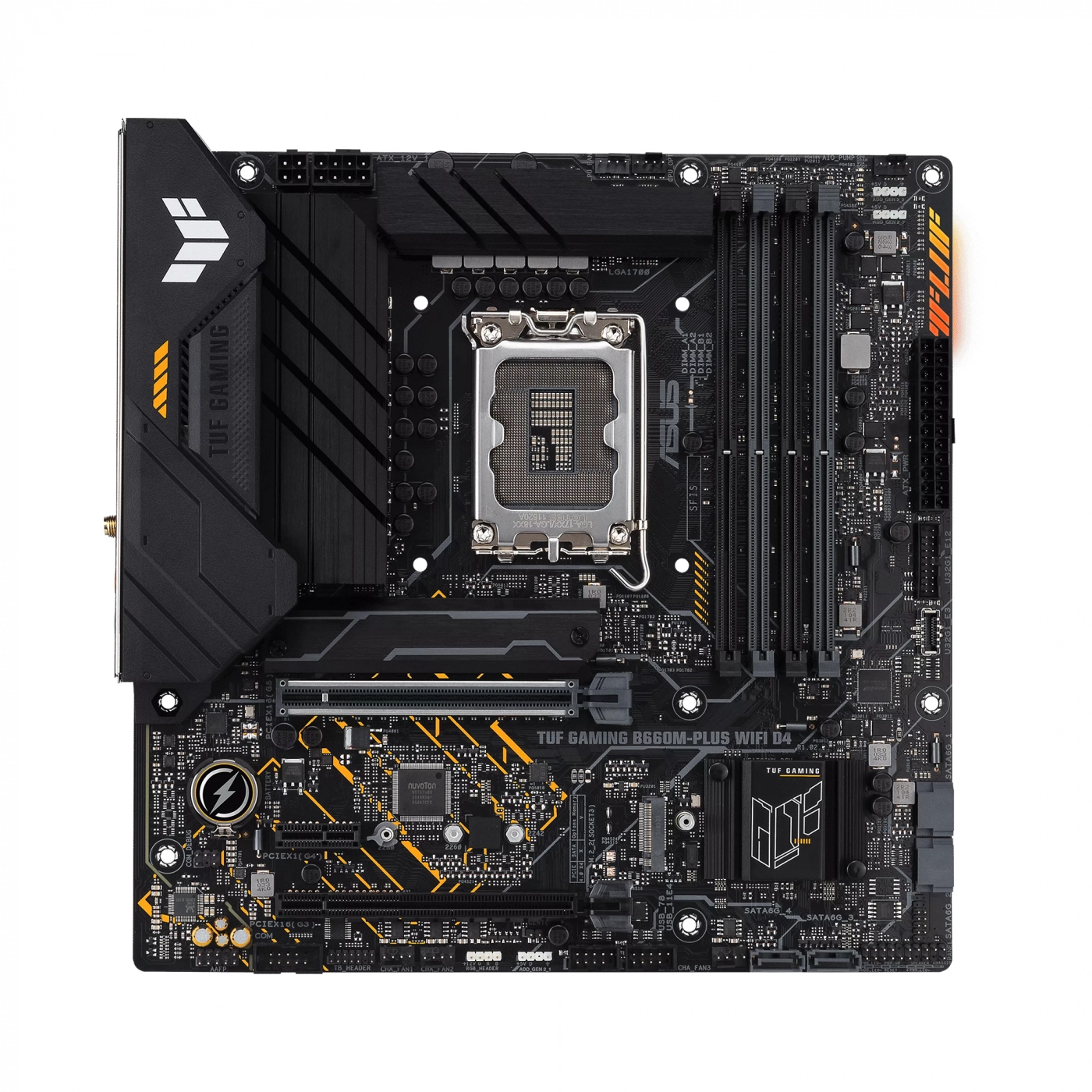 Купити Материнська плата ASUS TUF GAMING B660M-PLUS WIFI D4 - фото 2