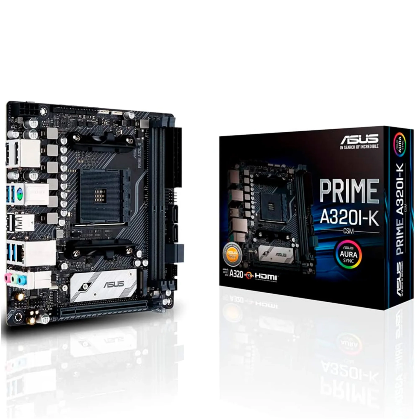 Купить Материнская плата ASUS PRIME A320I-K/CSM - фото 1