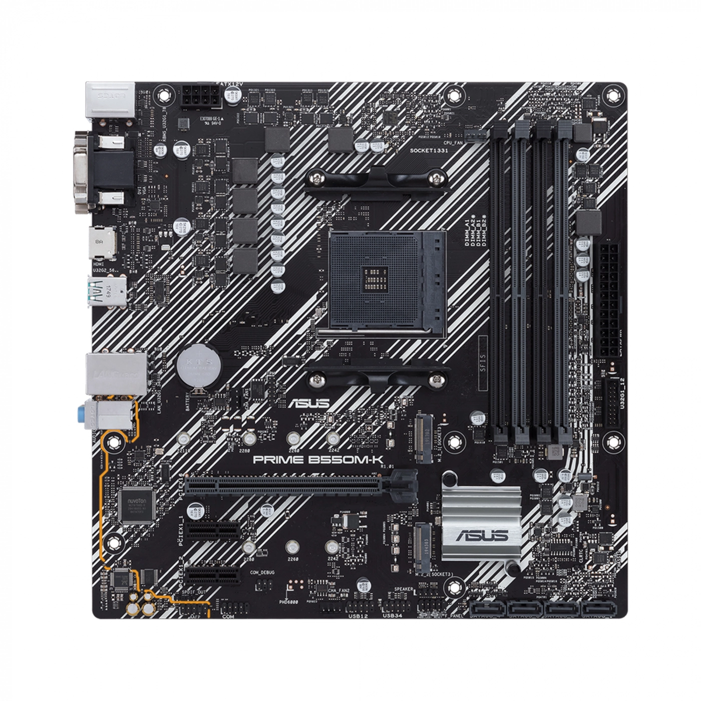 Купити Материнська плата ASUS PRIME B550M-K - фото 2