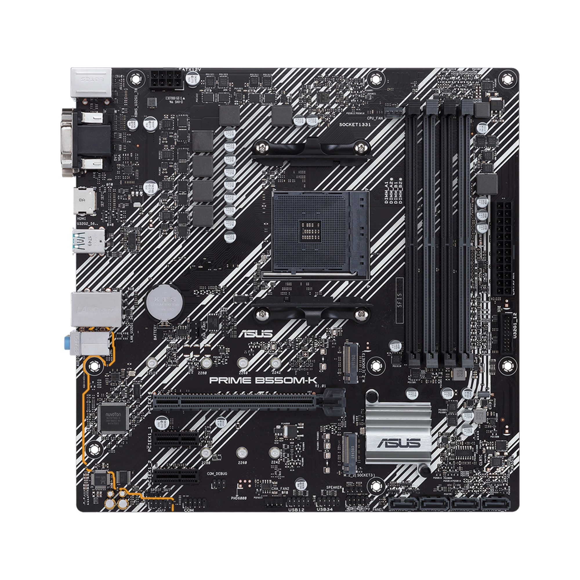 Купити Материнська плата ASUS PRIME B550M-K - фото 2
