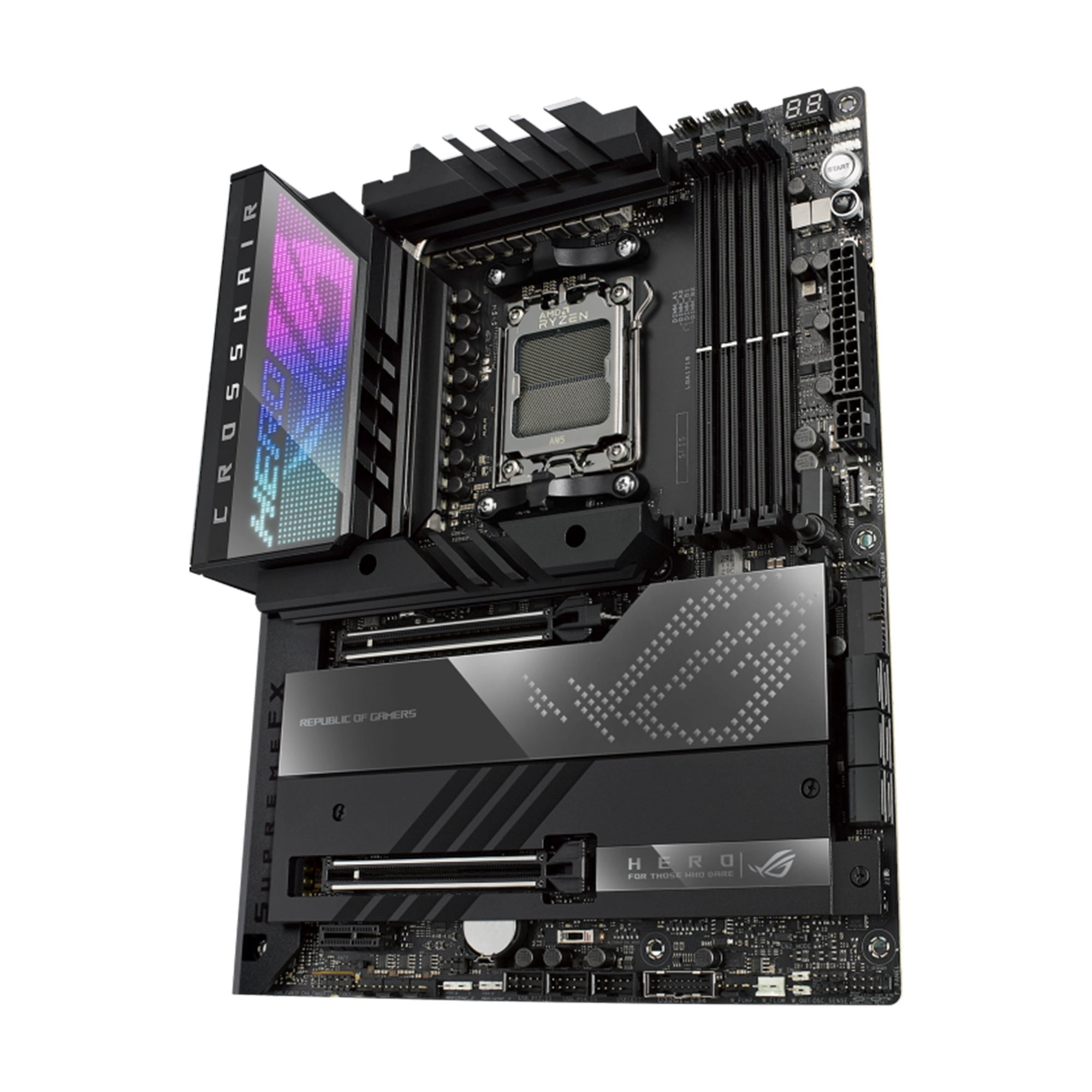Купить Материнская плата ASUS ROG CROSSHAIR X670E HERO - фото 1